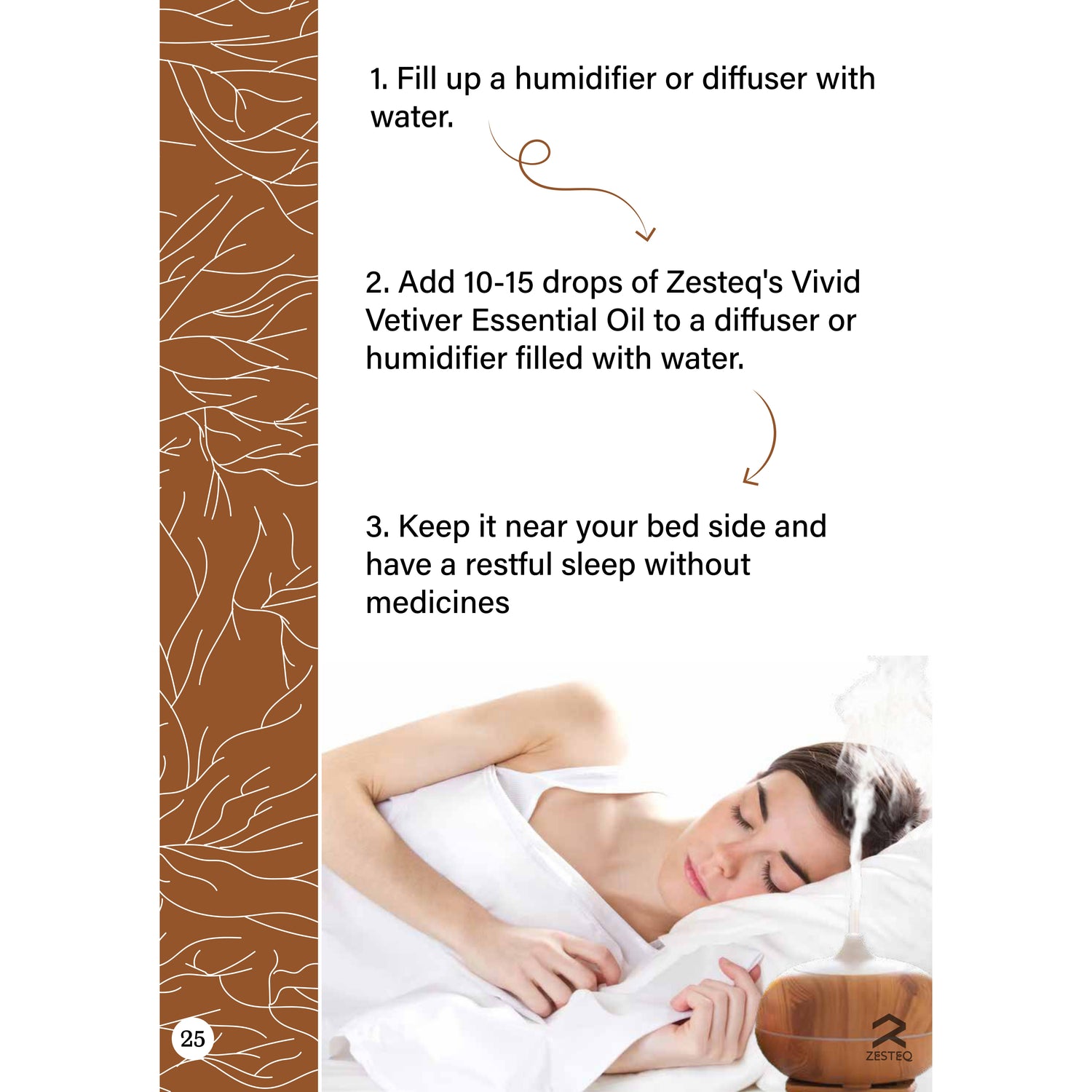 How to use Zesteq Vetiver Essential Oil