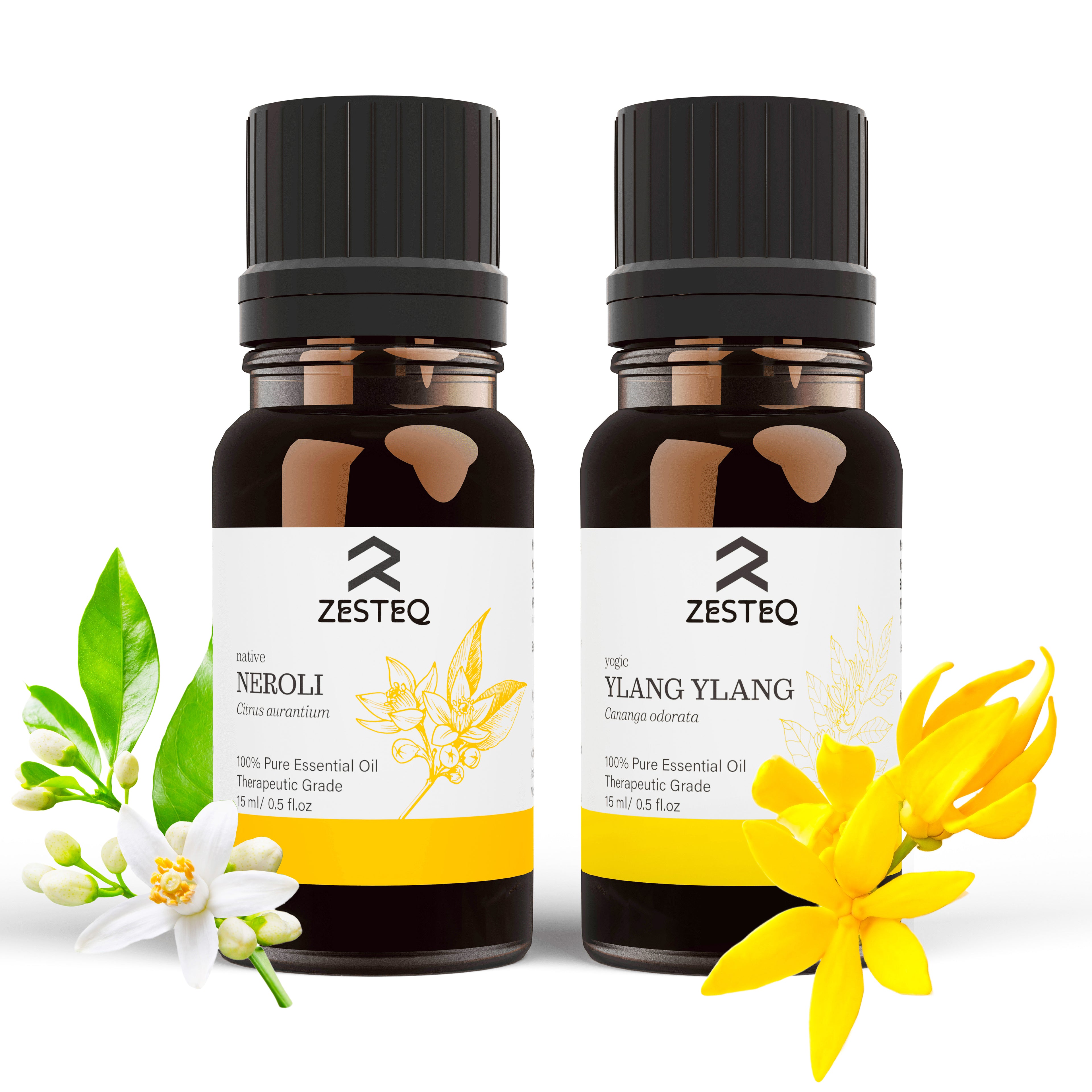 Zesteq Neroli &amp; Ylang Ylang Essential Oil Combo