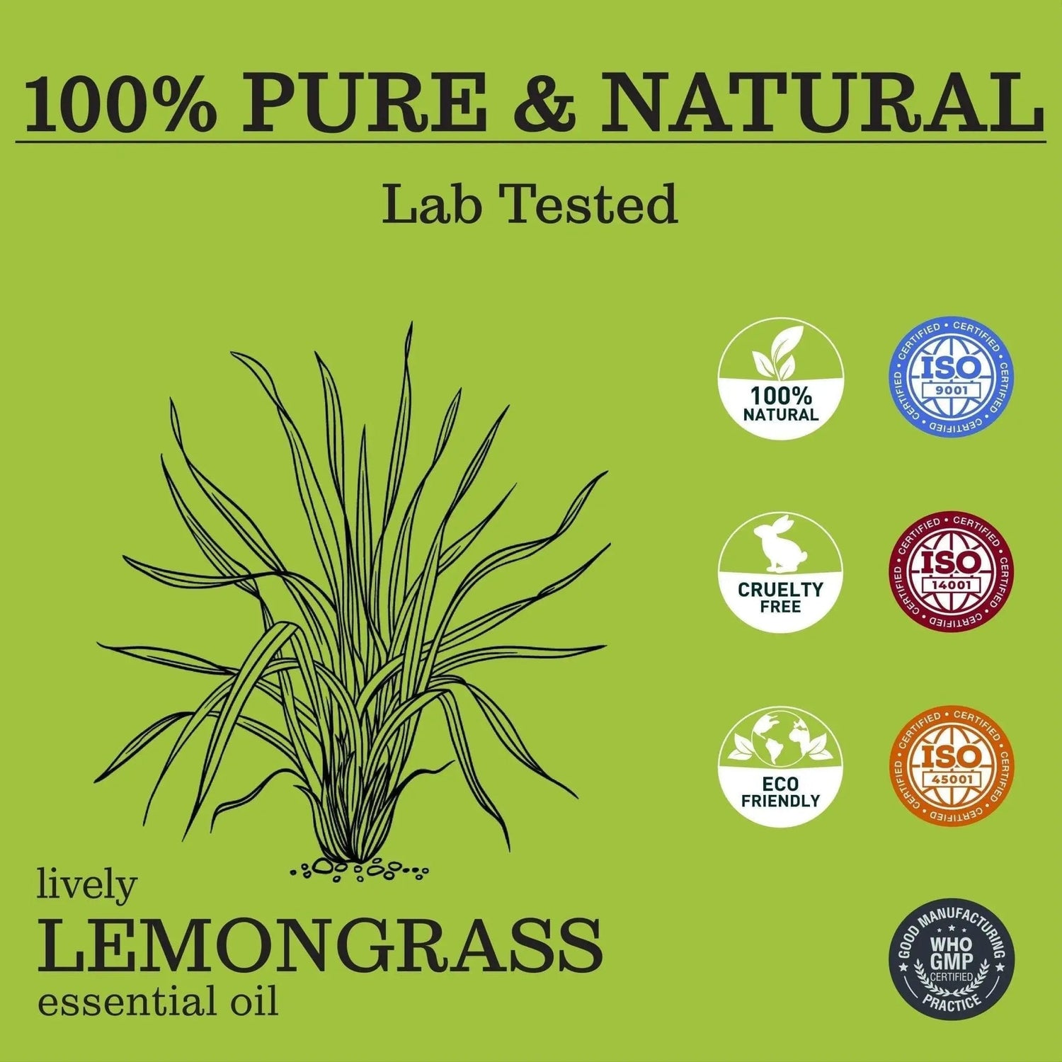 Lively Lemongrass Essential oil - Essential Oils - Zesteq